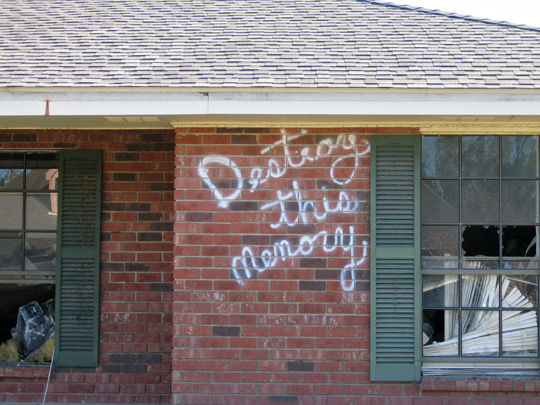 Destroy This Memory by Richard Misrach, a new book that documents and reflects on the aftermath of Hurricane Katrina