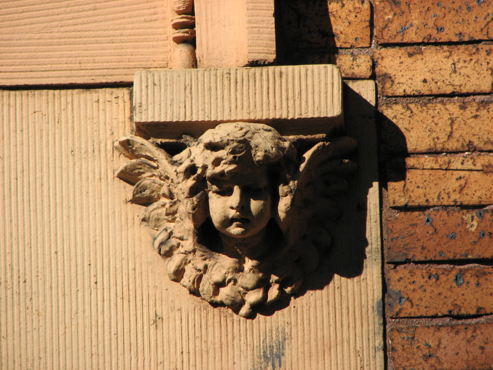 An angelic face expresses hope for the former Nugent Home.