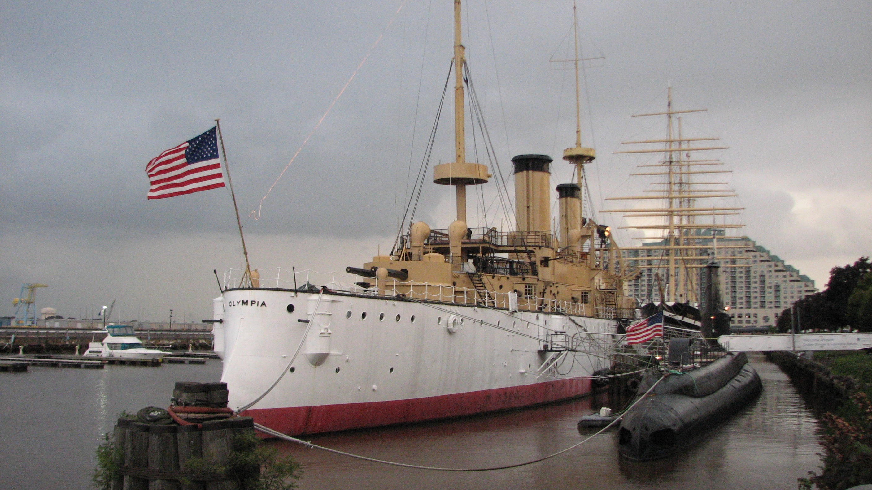 The Cruiser Olympia is in need of $10 million to tow her from Penn's Landing to dry dock and $10 million to repair her hull.
