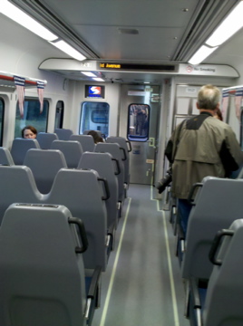 The Silverliner V interior.