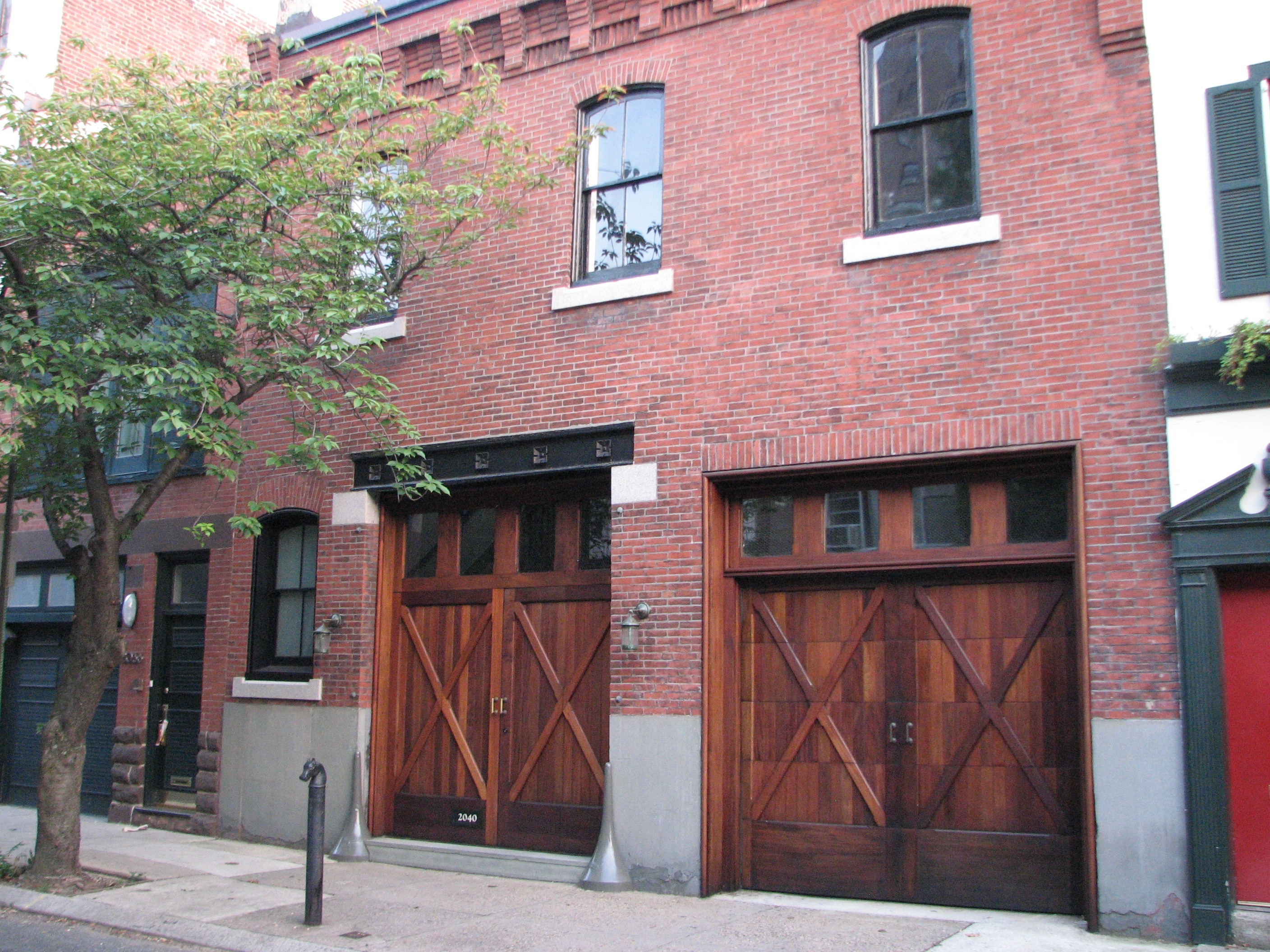 Former stables on the south side of Rittenhouse have been redeveloped as handsome homes.