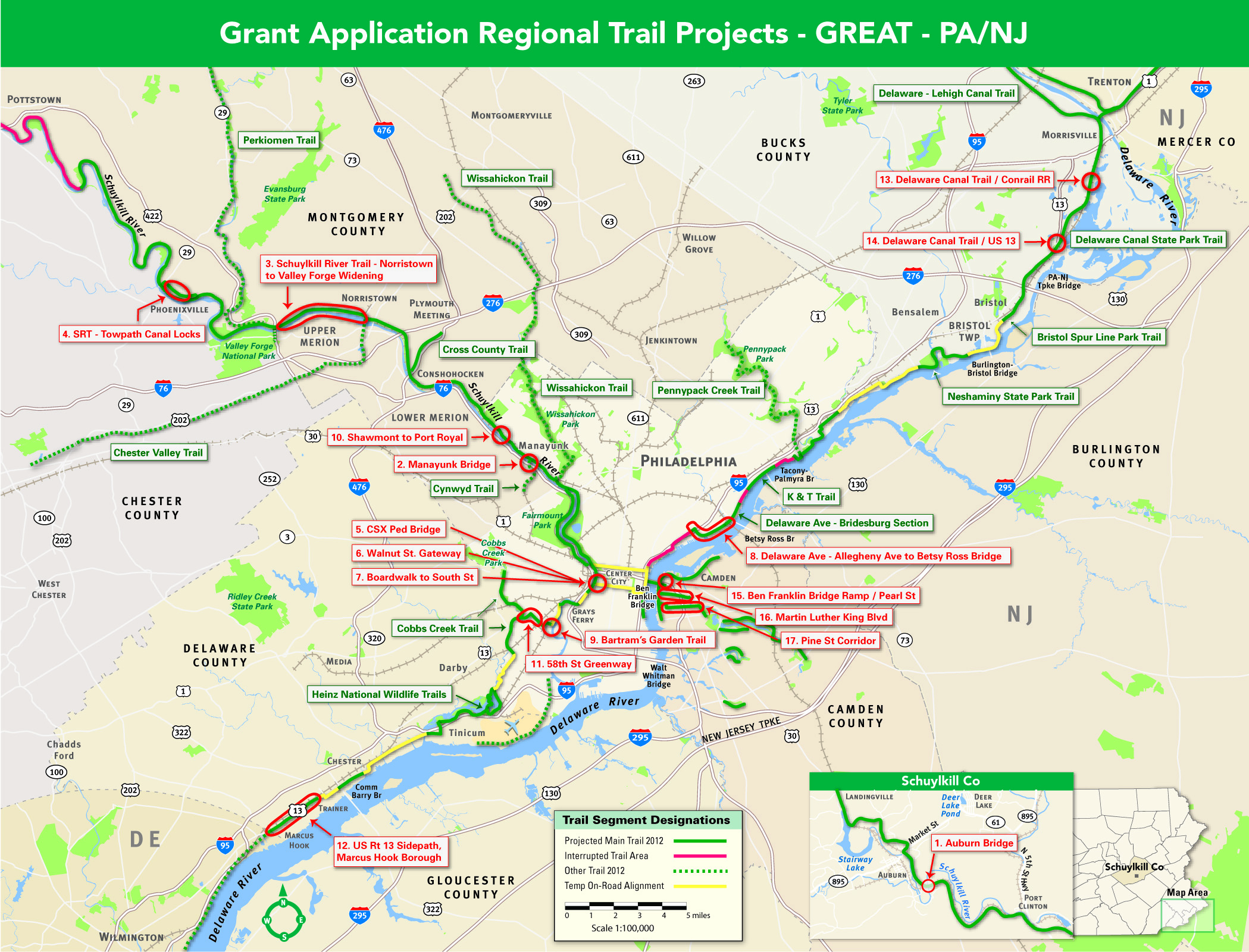 GREAT-PA/NJ trail map
