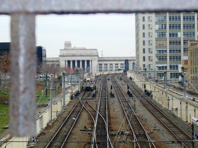 Track between 30th Street Station and Suburban Station