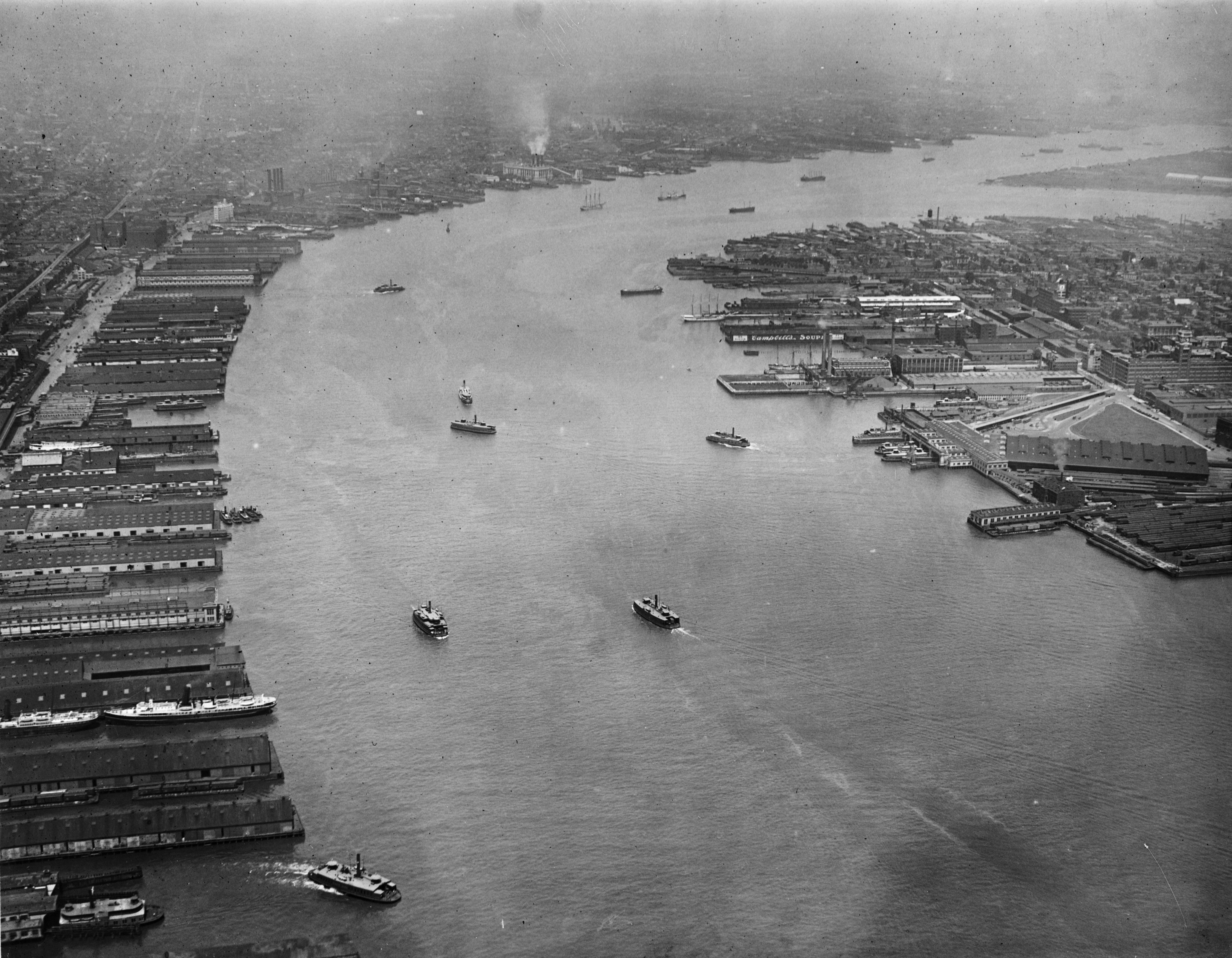Delaware River, 1920 (Image no. 1928) | Aero Service Corp. | Aerial Viewpoint, Spring, TX