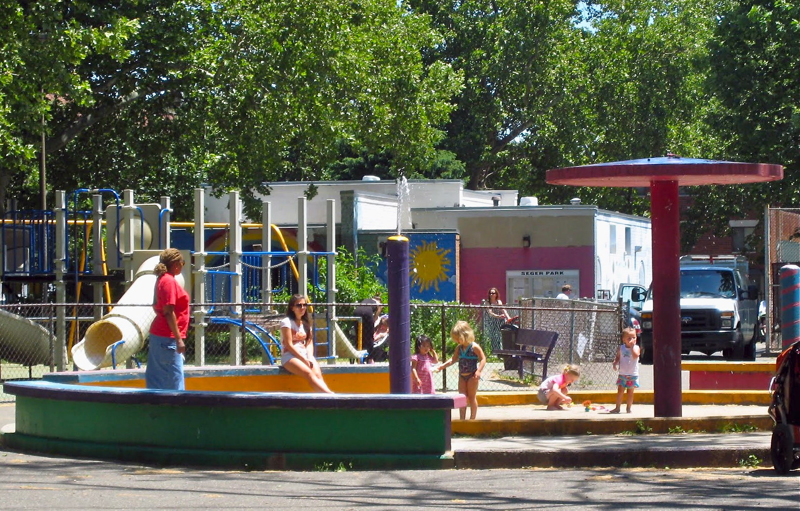Seger Park's Spray Yard, Summer 2011.