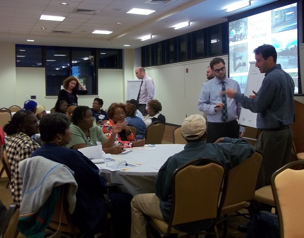 Planners with the City Planning Commission gathered input from West Park community members at a public forum in September. | Kara Savidge