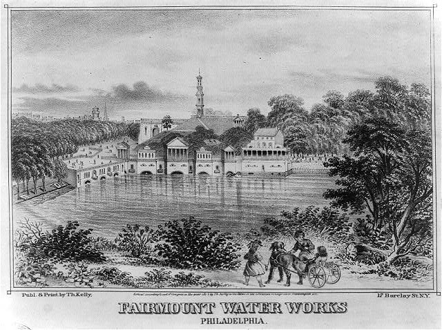 Fairmount Water Works, c. 1874 | Library of Congress