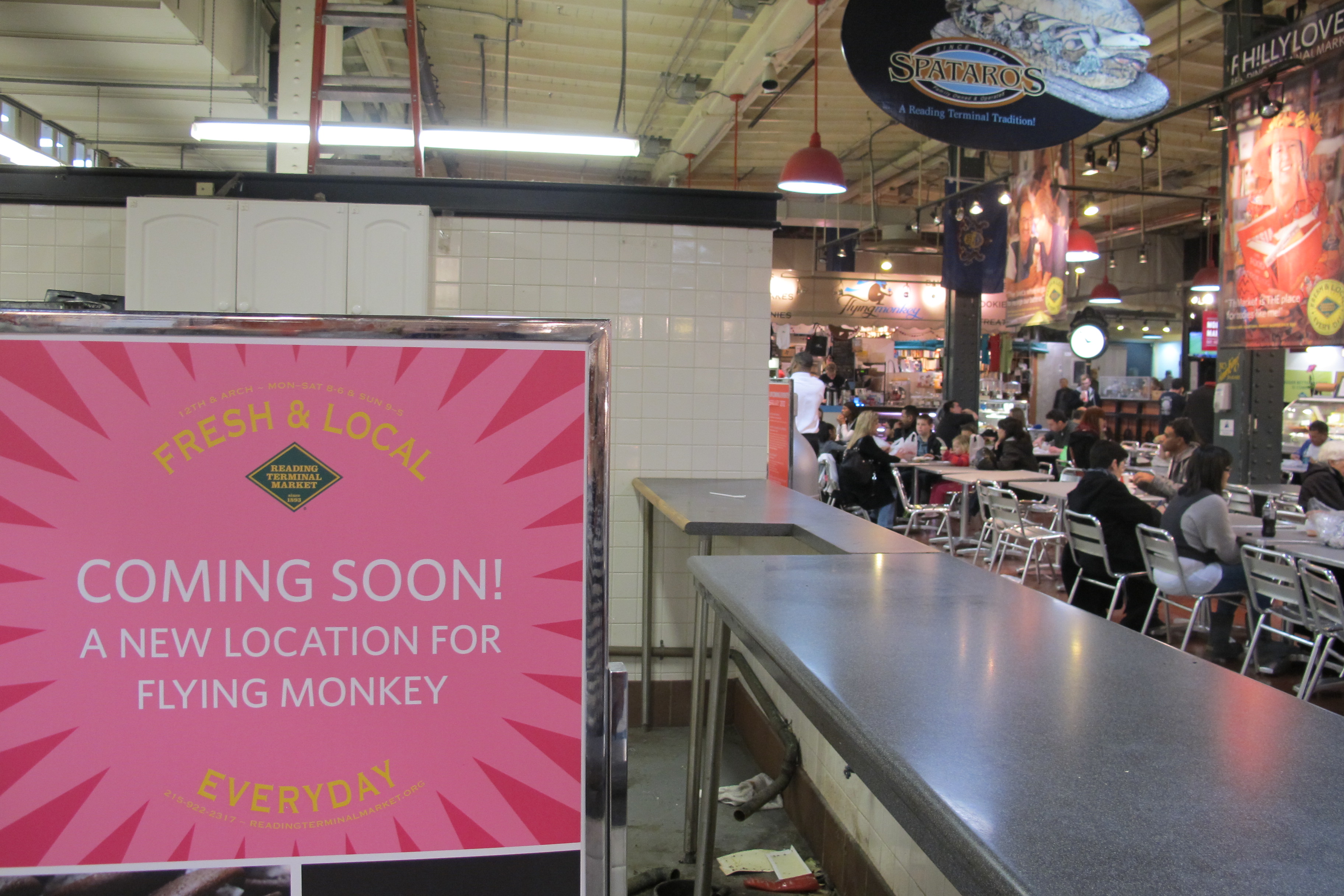 Flying Monkey will move to Spataro's former stall along Center Court.