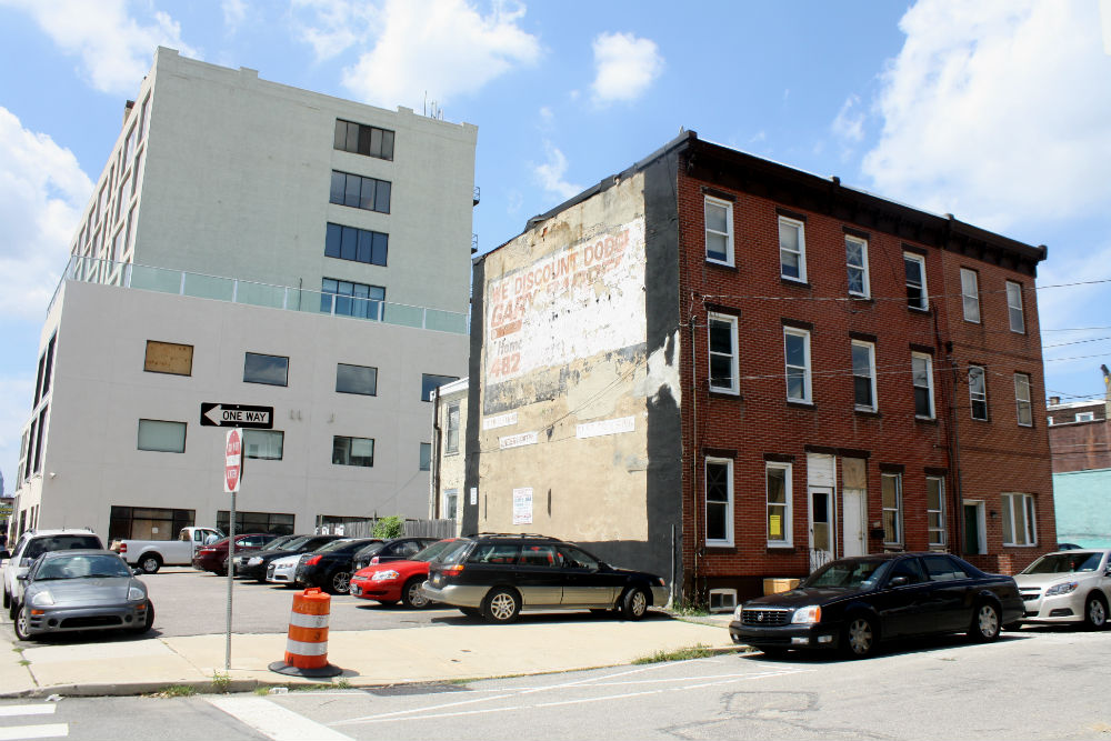 A Core property at Delaware and Shackamaxon, where a previous owner planned Penn's Point 