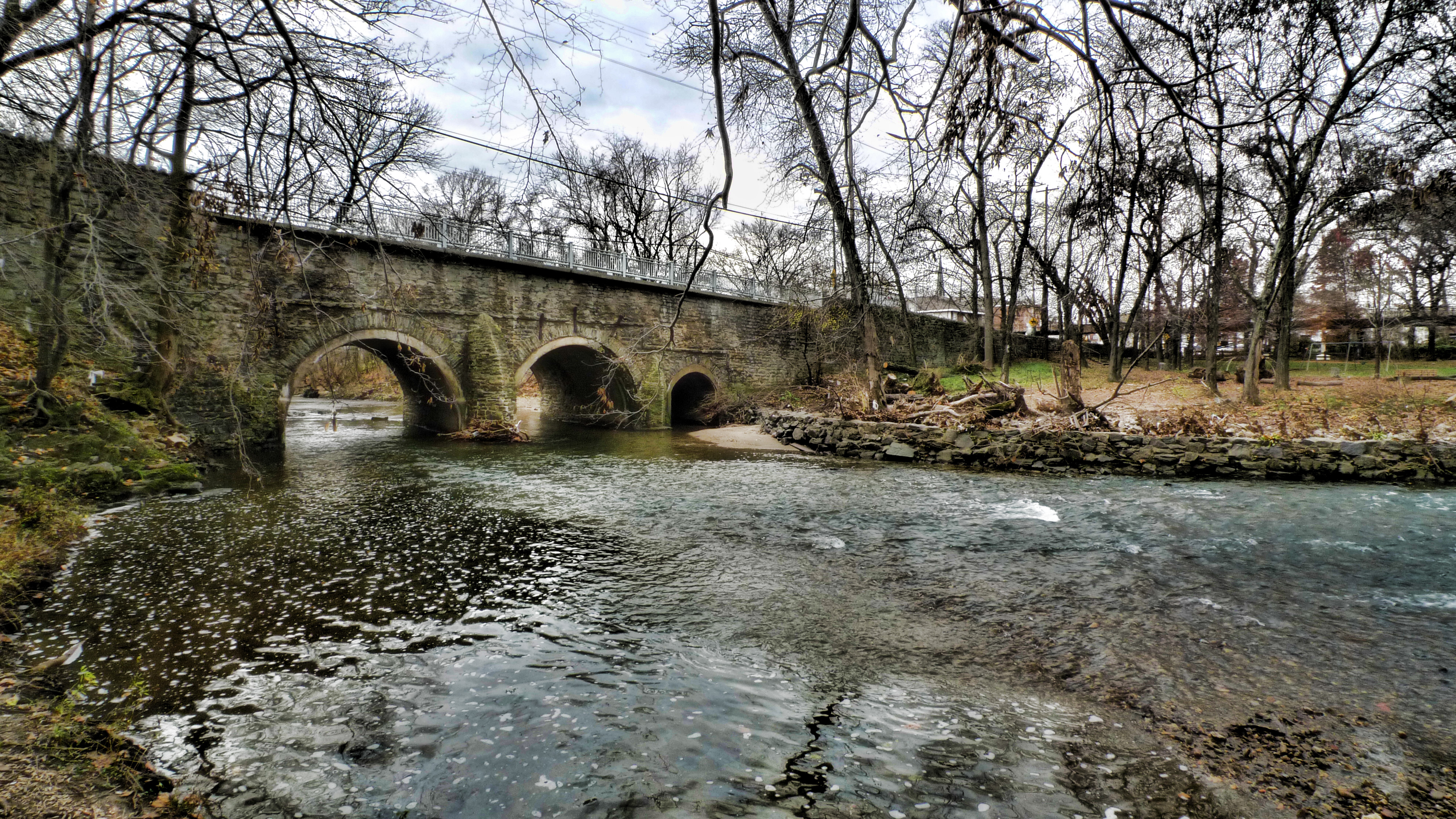 The Pennypack Creek Bridge is more than 300 years old. | courtesy of Fred Moore