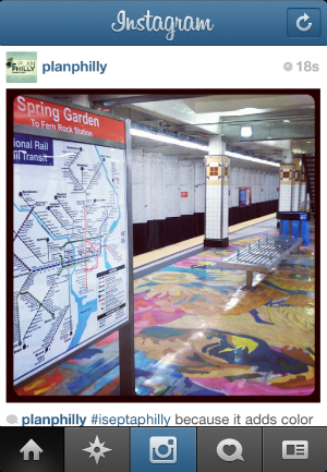 PlanPhilly submitted an #iSEPTAPhilly photo of Spring Garden Station