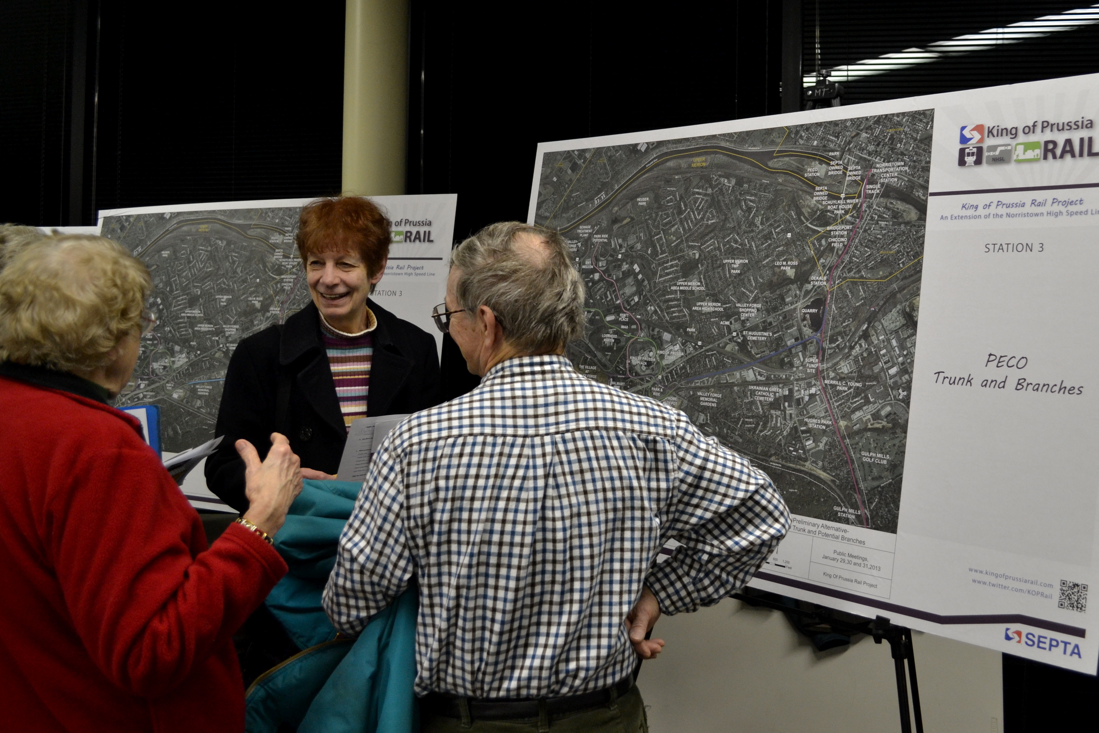 King of Prussia Rail Project public meeting