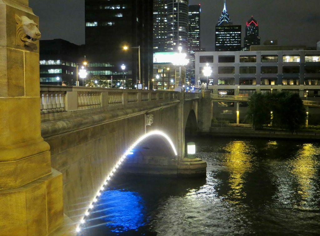Market Street Bridge lighting refreshed.