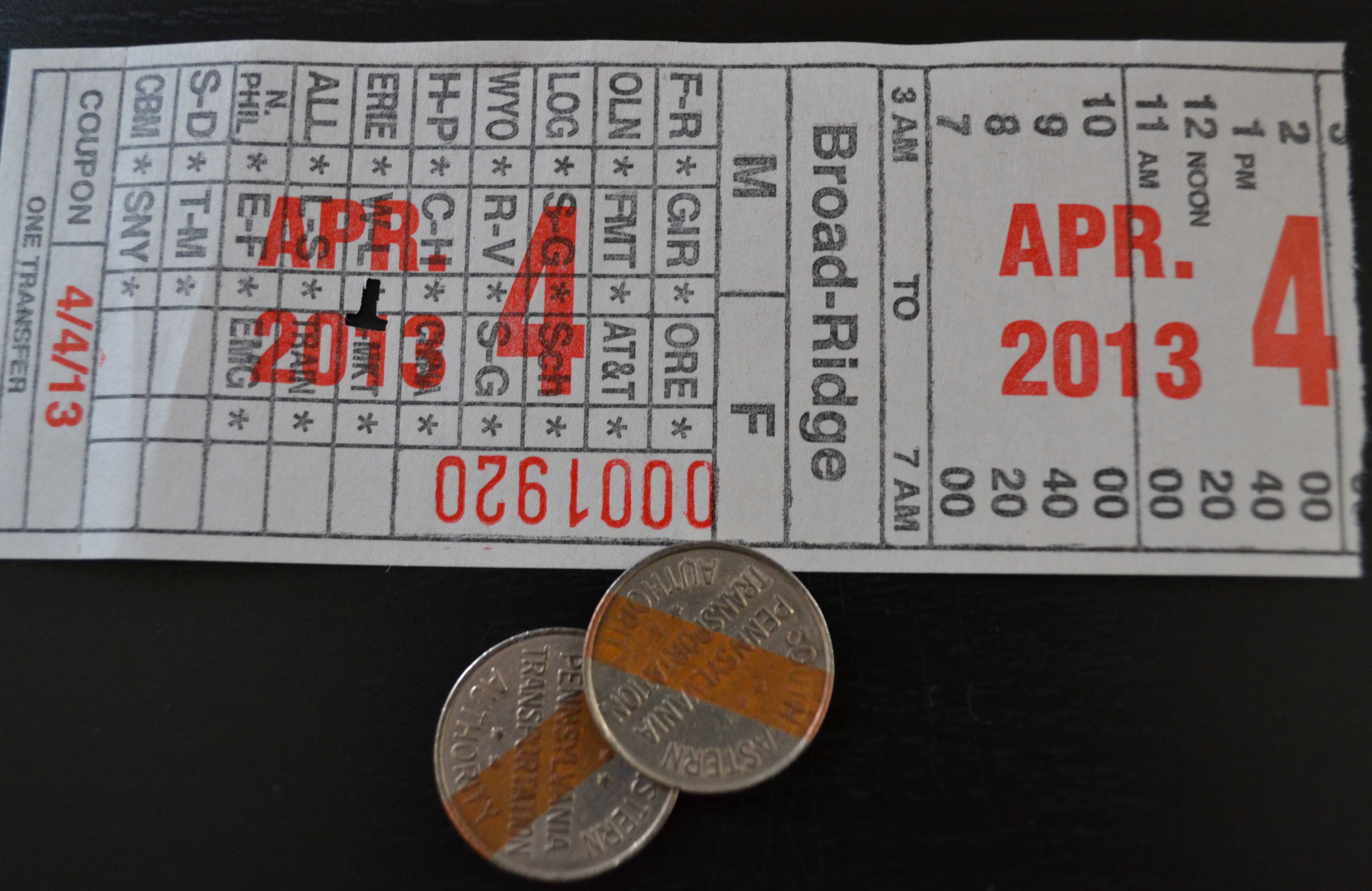 SEPTA is working to phase out tokens and paper transfers by mid 2014