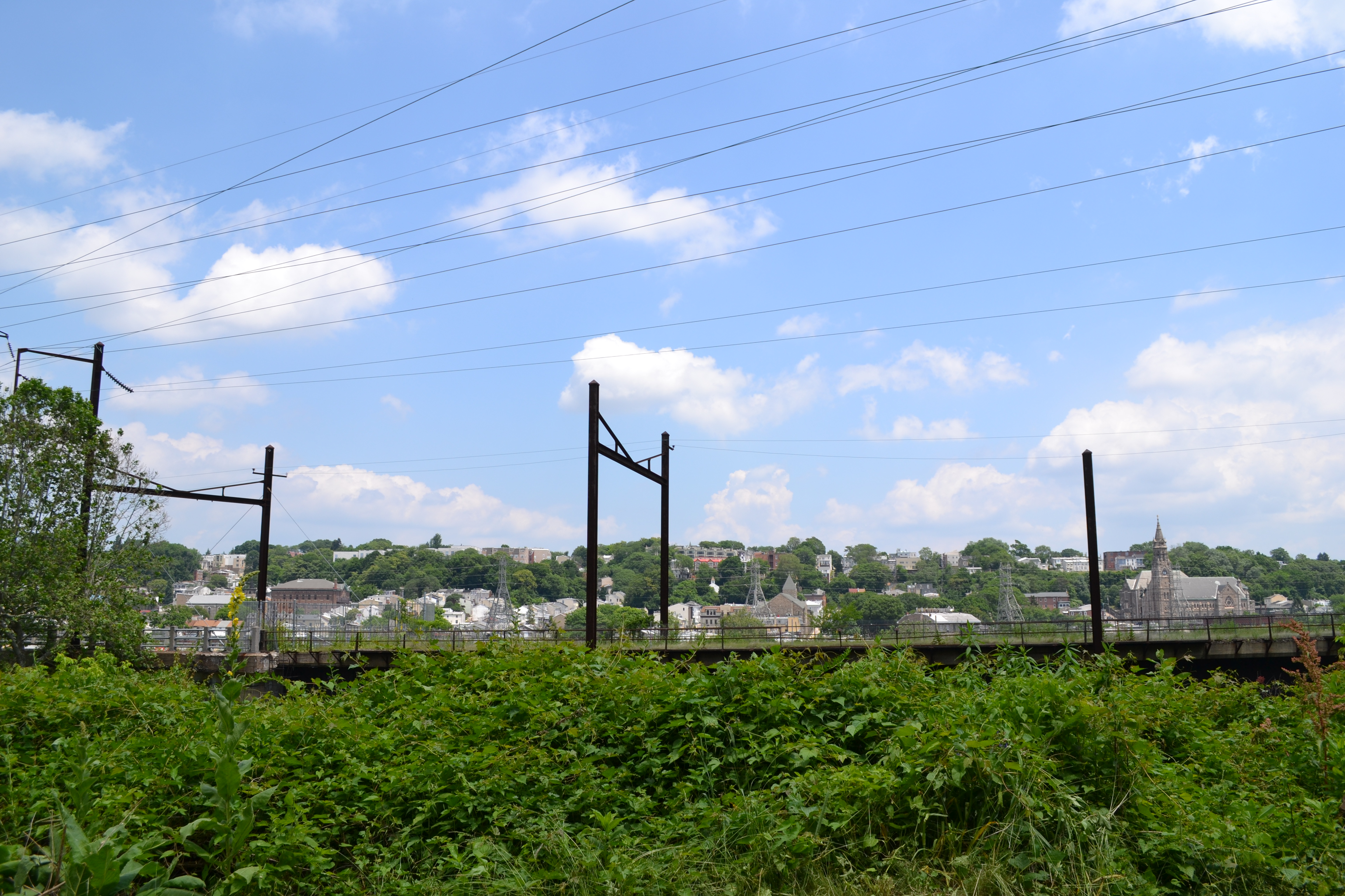 The Cynwyd Heritage Trail feeds into and extends just beyond the Manayunk Bridge
