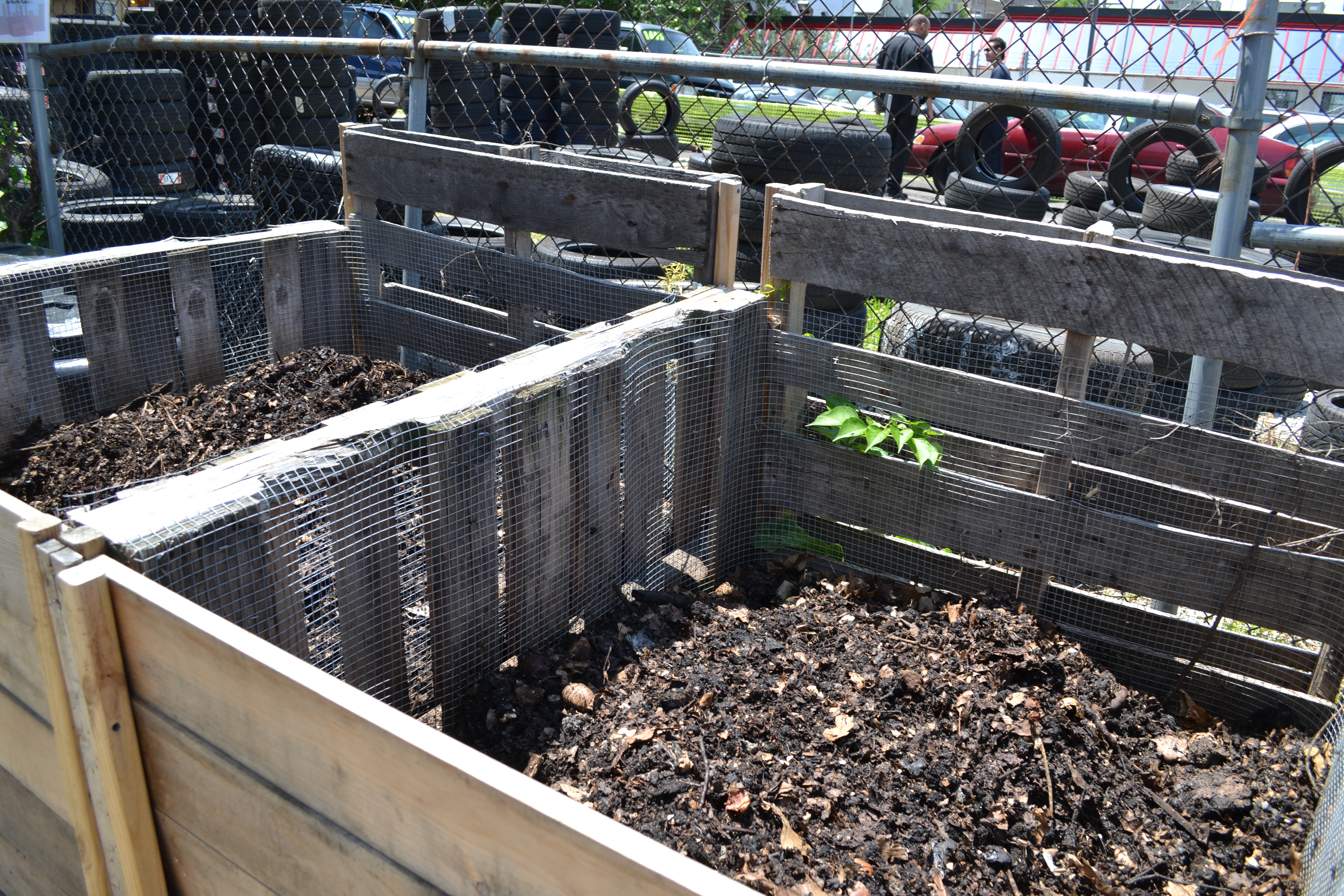 The Dirt Factory turns food scraps, leaves and other organic material into nutrient-rich compost for neighborhood gardens