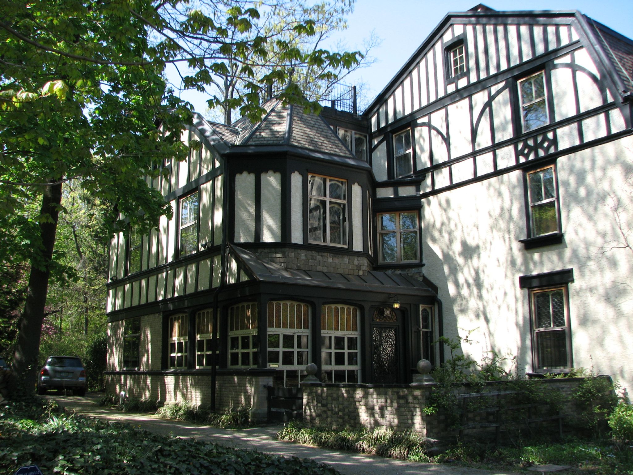 The Flemish Dutch chalet at 125 West Walnut was designed by and was the home of George T. Pearson.