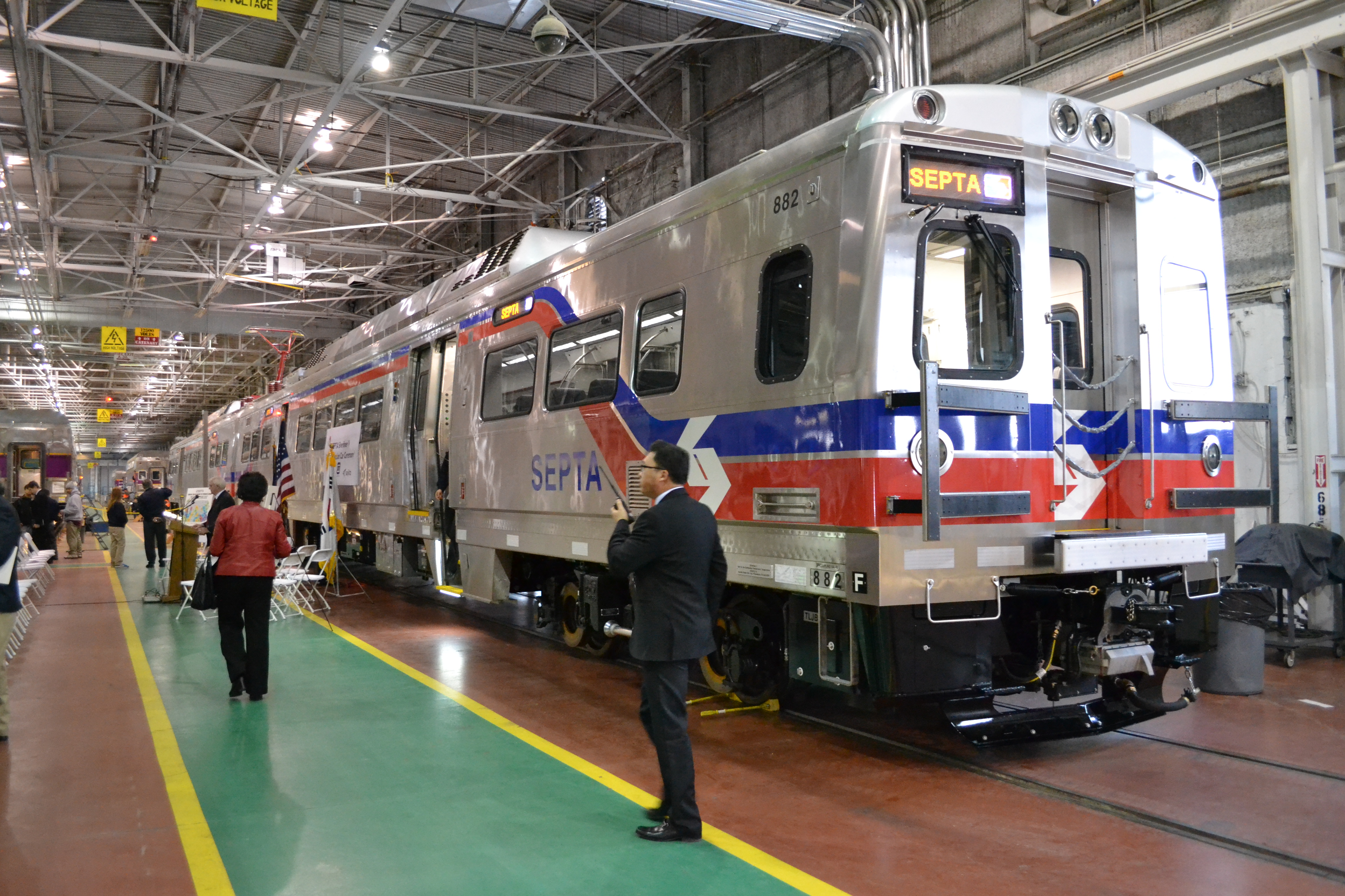 This week SEPTA celebrated the completion of its 120-car Silverliner V order