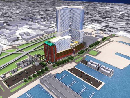 Rendering of former Philadelphia World Trade Center proposal