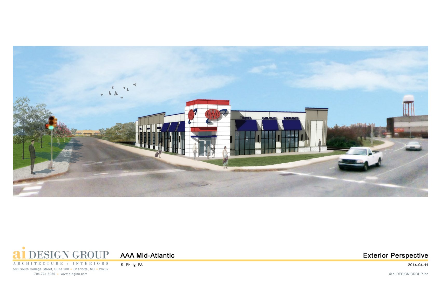 AAA rendering for proposed Columbus Ave. store