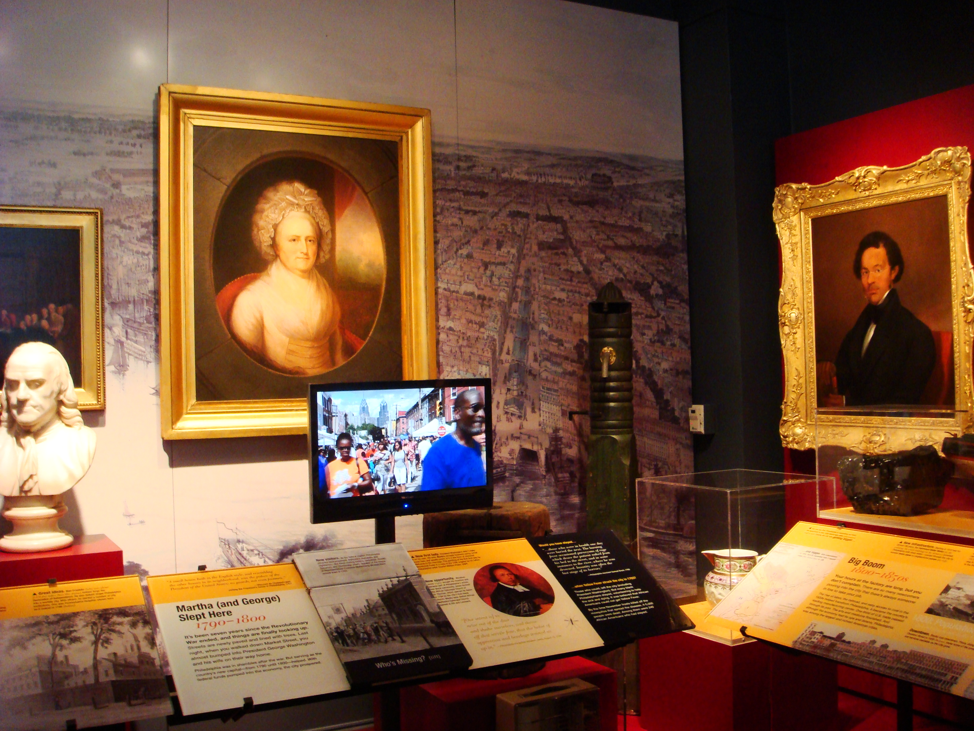 An example of the museum's diverse displays.