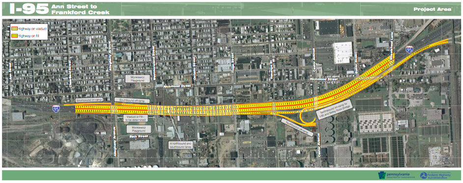 Ann Street to Frankford Creek I-95 expansion