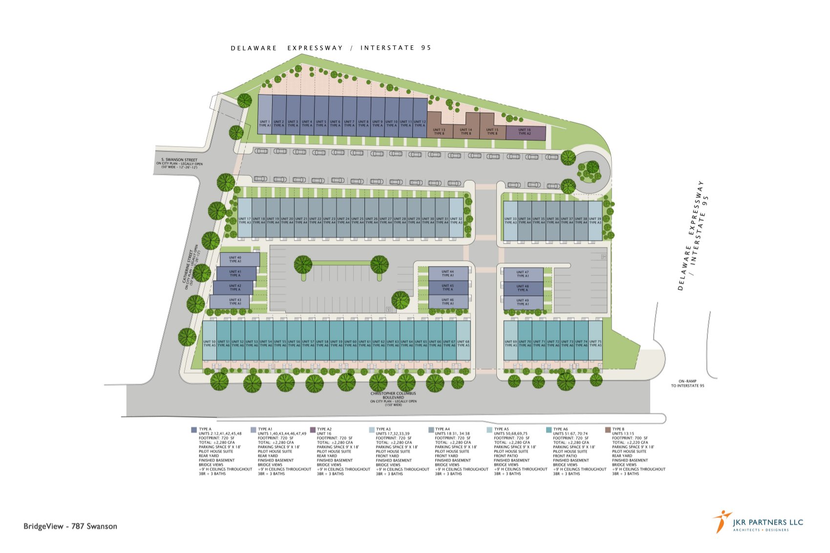 Site plan by and image courtesy of JKR Partners