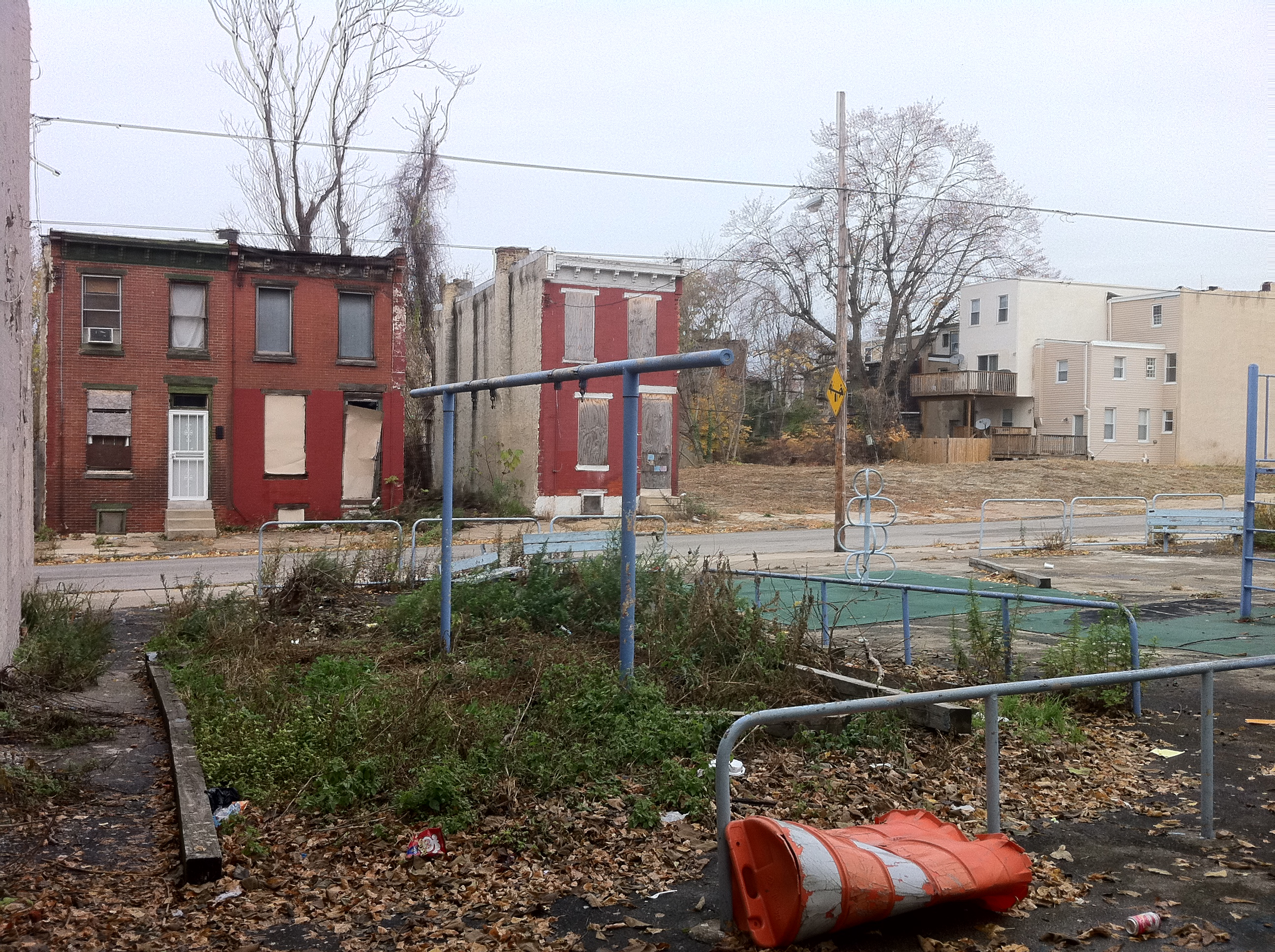 By the summer of 2015, the playground at 37th and Mt. Vernon streets could be completely overhauled. Photo courtesy of The Trust for Public Land