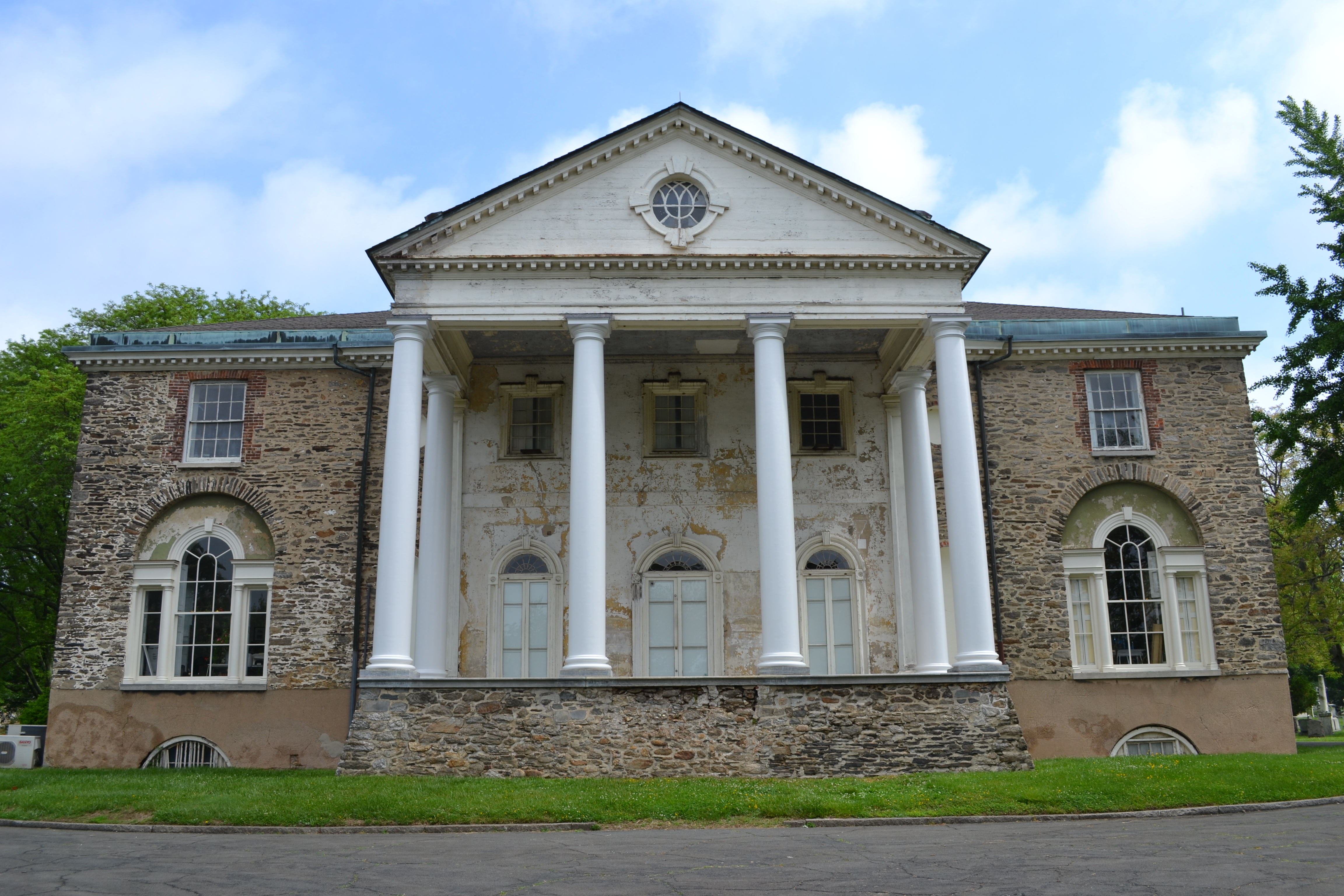 Hamilton's estate was the first example of Federal architecture in the country