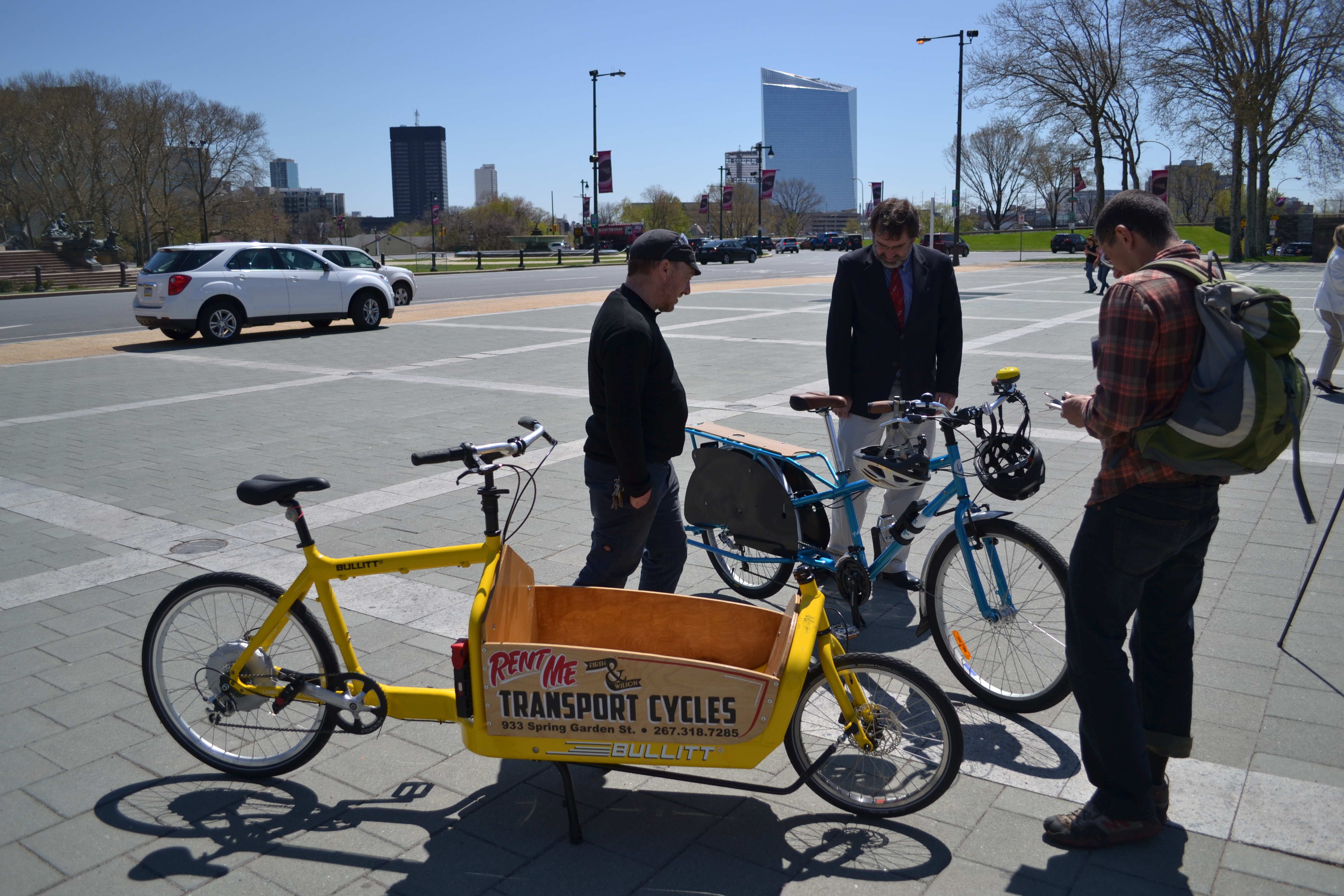 Members of Philly's cycling community came out to hear MOTU's vendor and operator announcement 