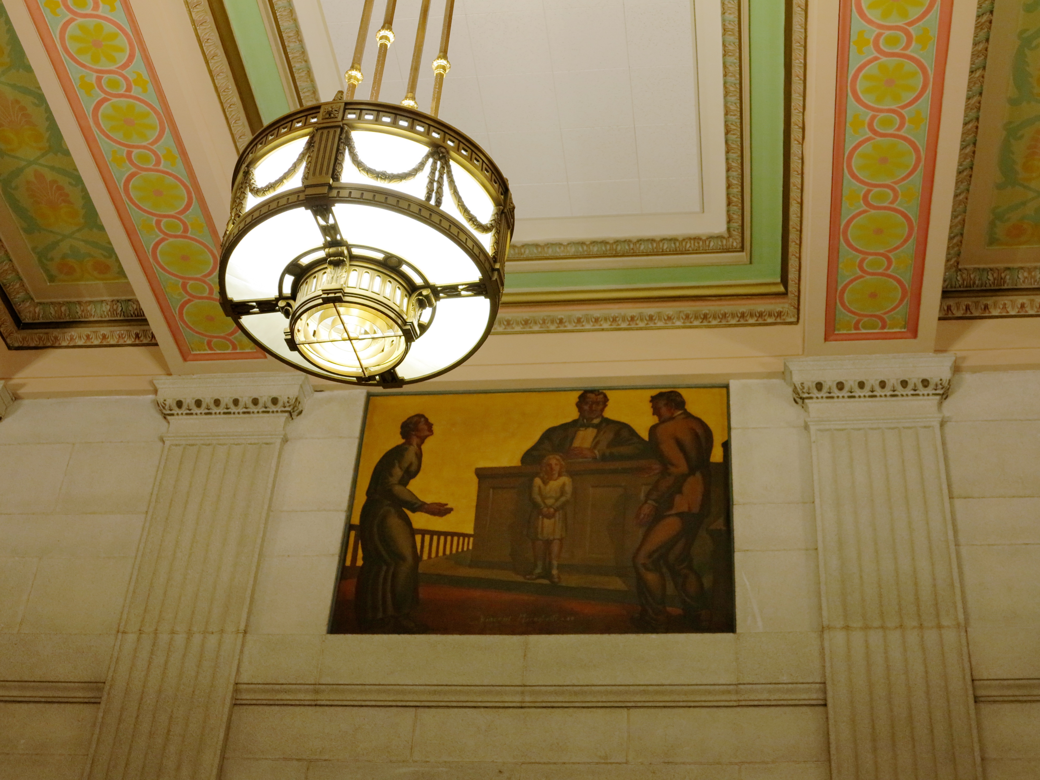 Murals by Vincent Maragliotti, East Waiting Room, Family Court