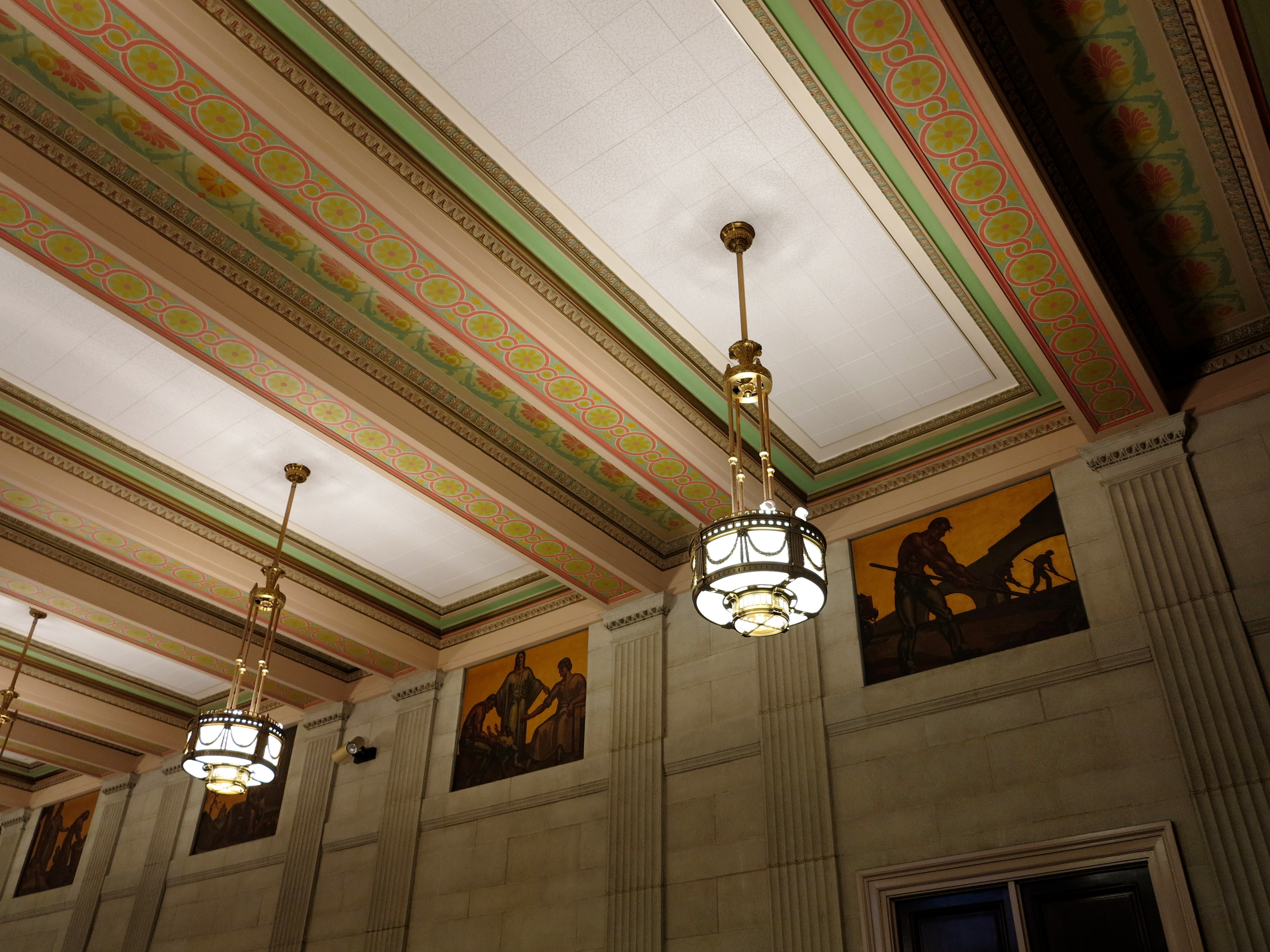 Murals by Vincent Maragliotti, East Waiting Room, Family Court