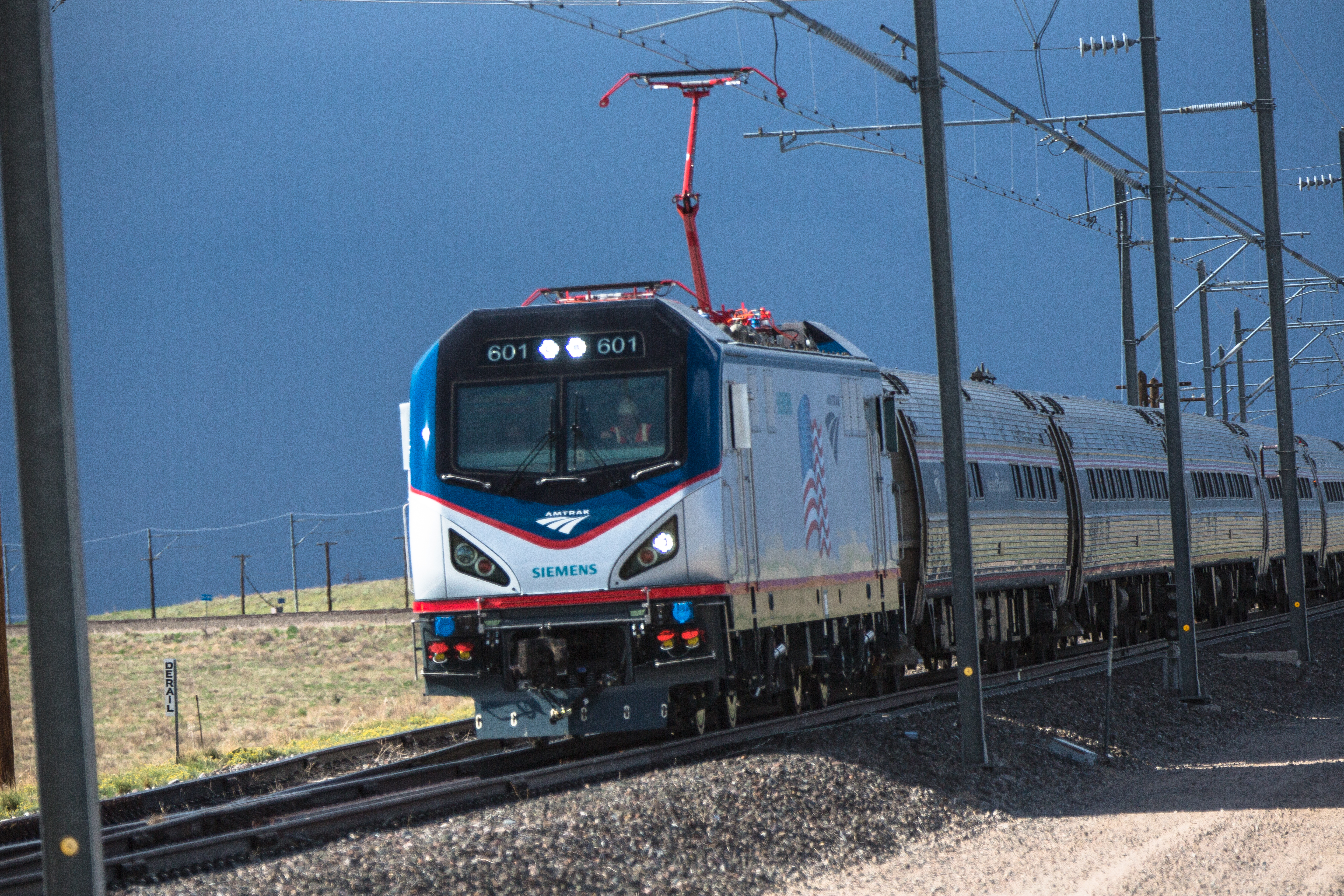 One of the new Amtrak Cities Sprinter ACS-64 locomotives, Photo courtesy of Amtrak