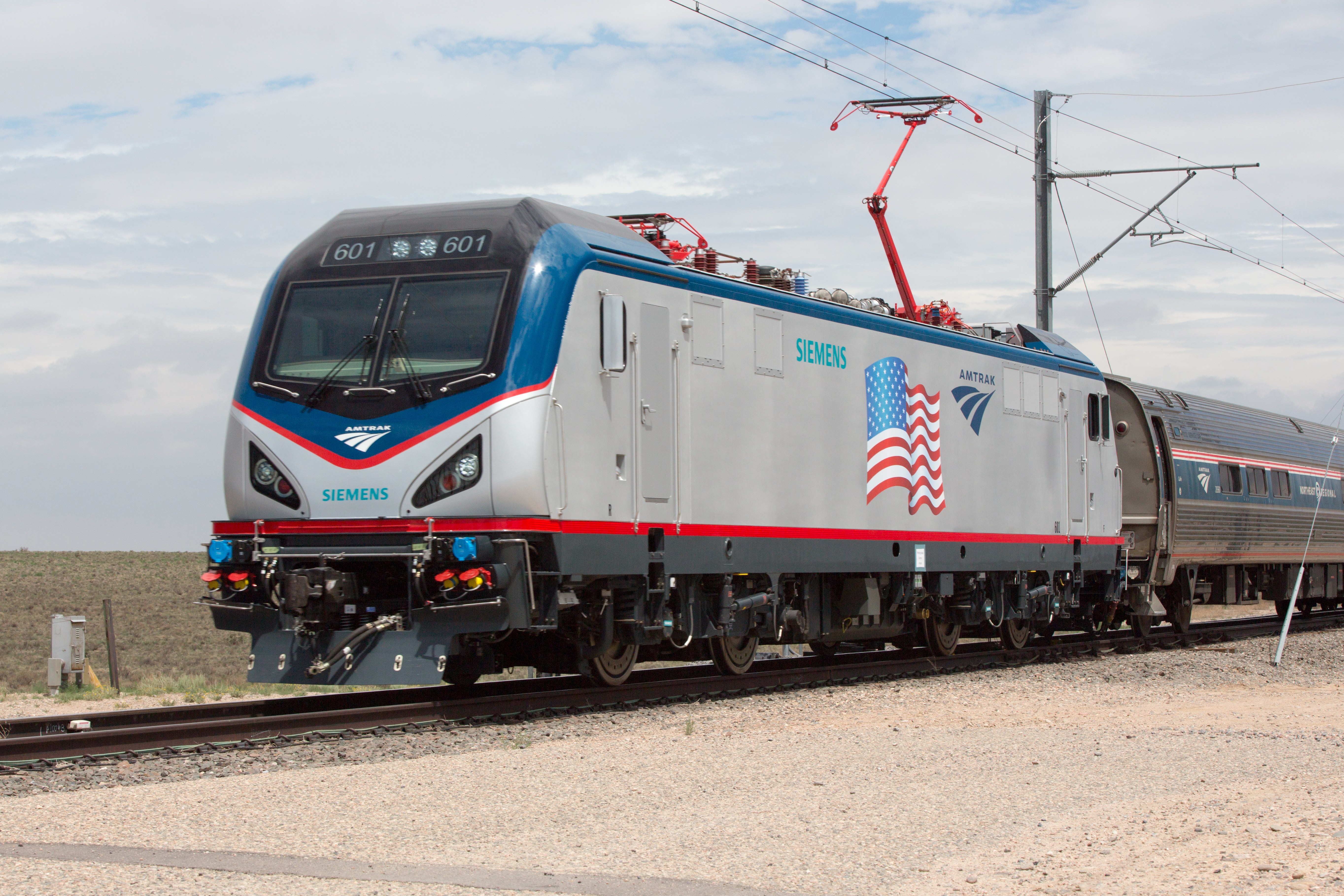 One of the new Amtrak Cities Sprinter ACS-64 locomotives, Photo courtesy of Amtrak