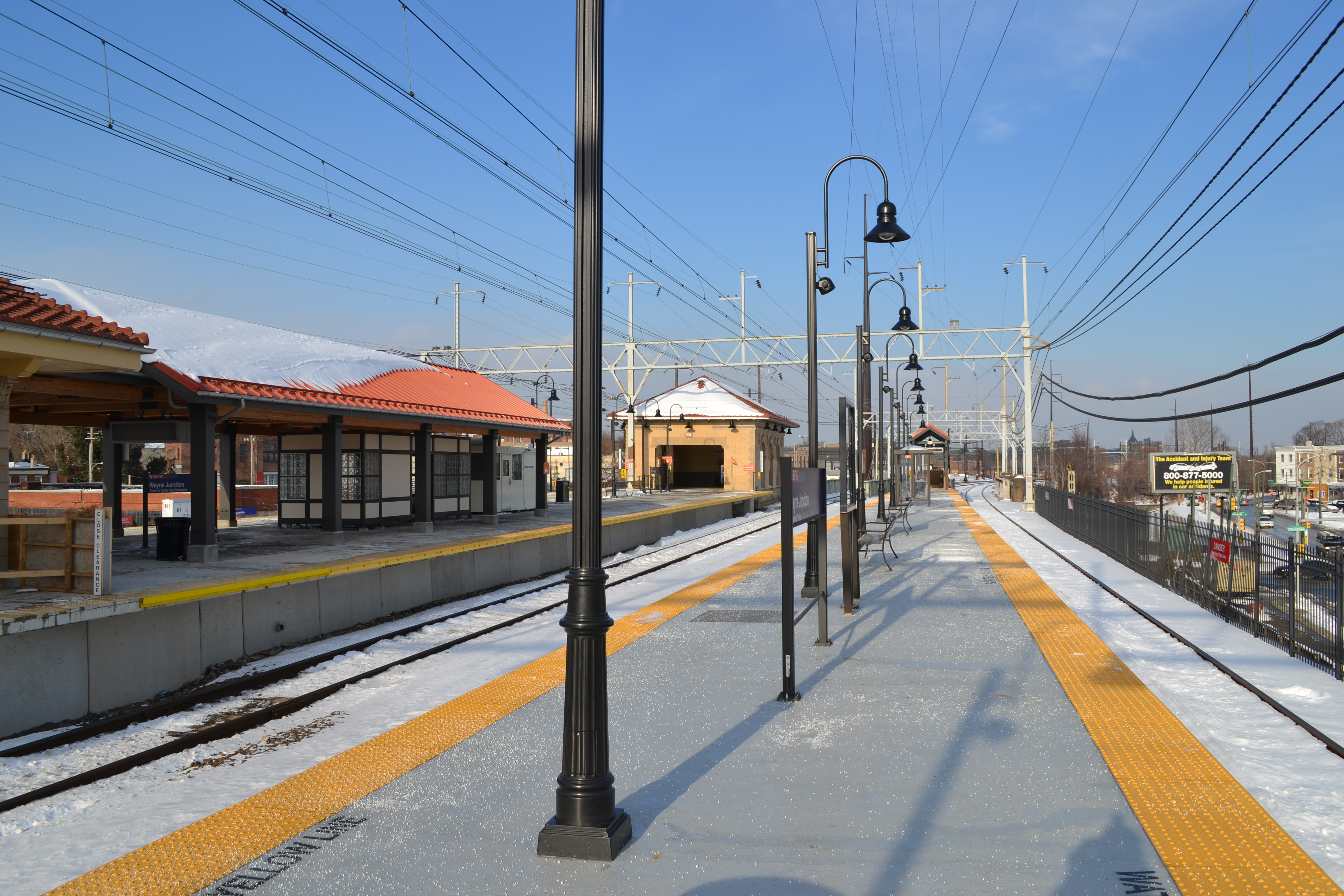 Roughly 200 feet of inbound and outbound high level platforms are now open to the public