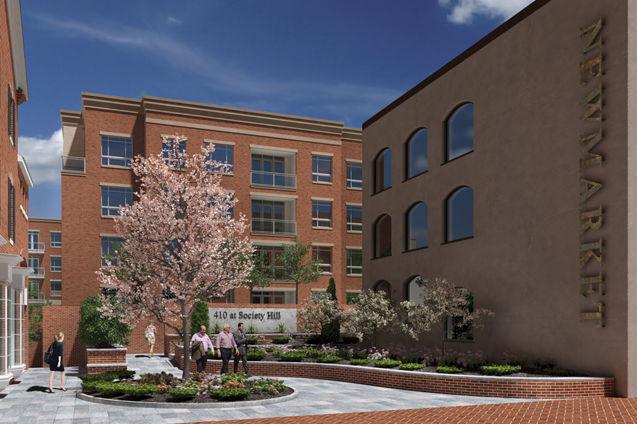Toll Brothers rendering of 410 Society Hill
