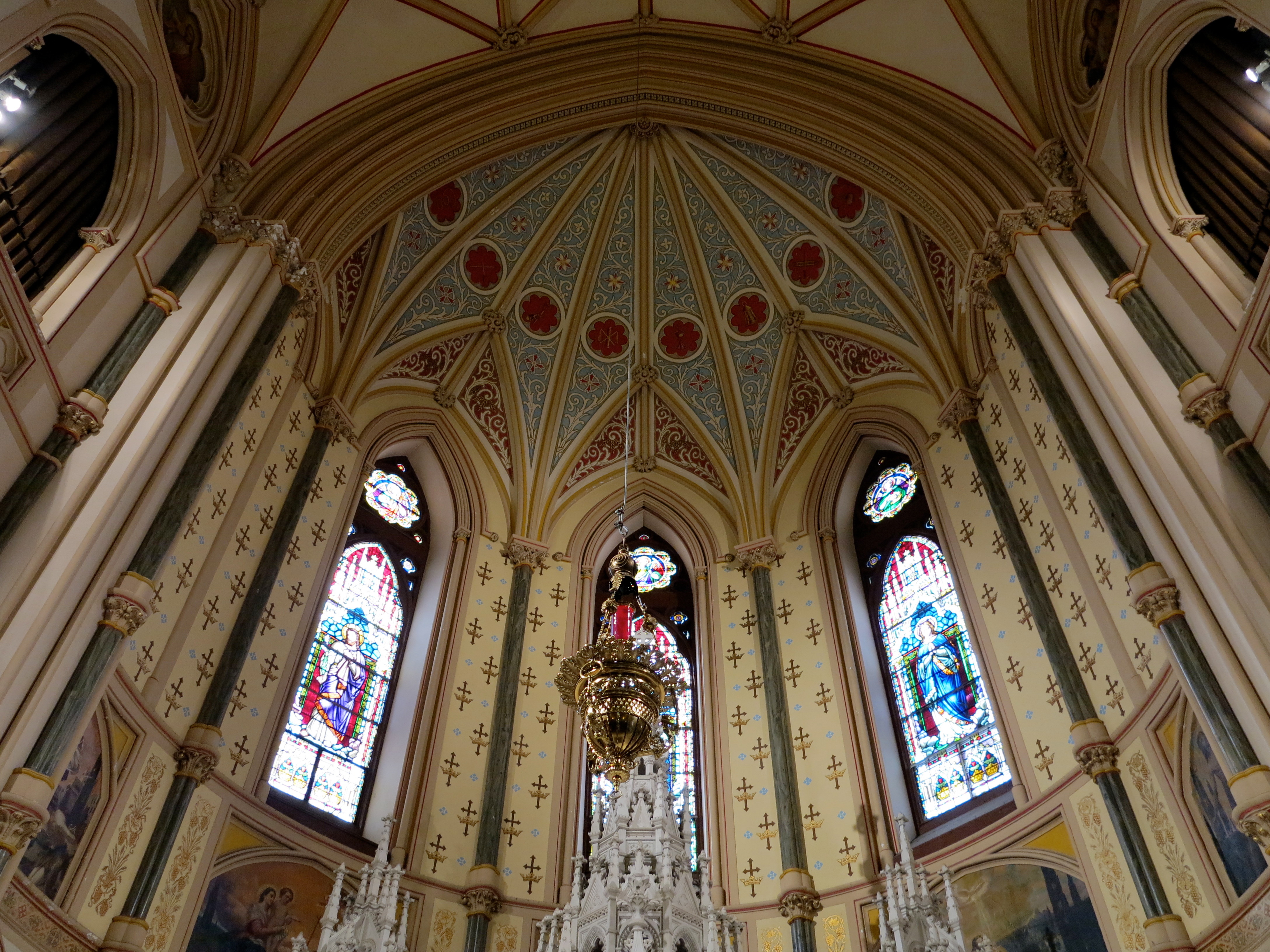 St. John the Baptist's richly decorated interior