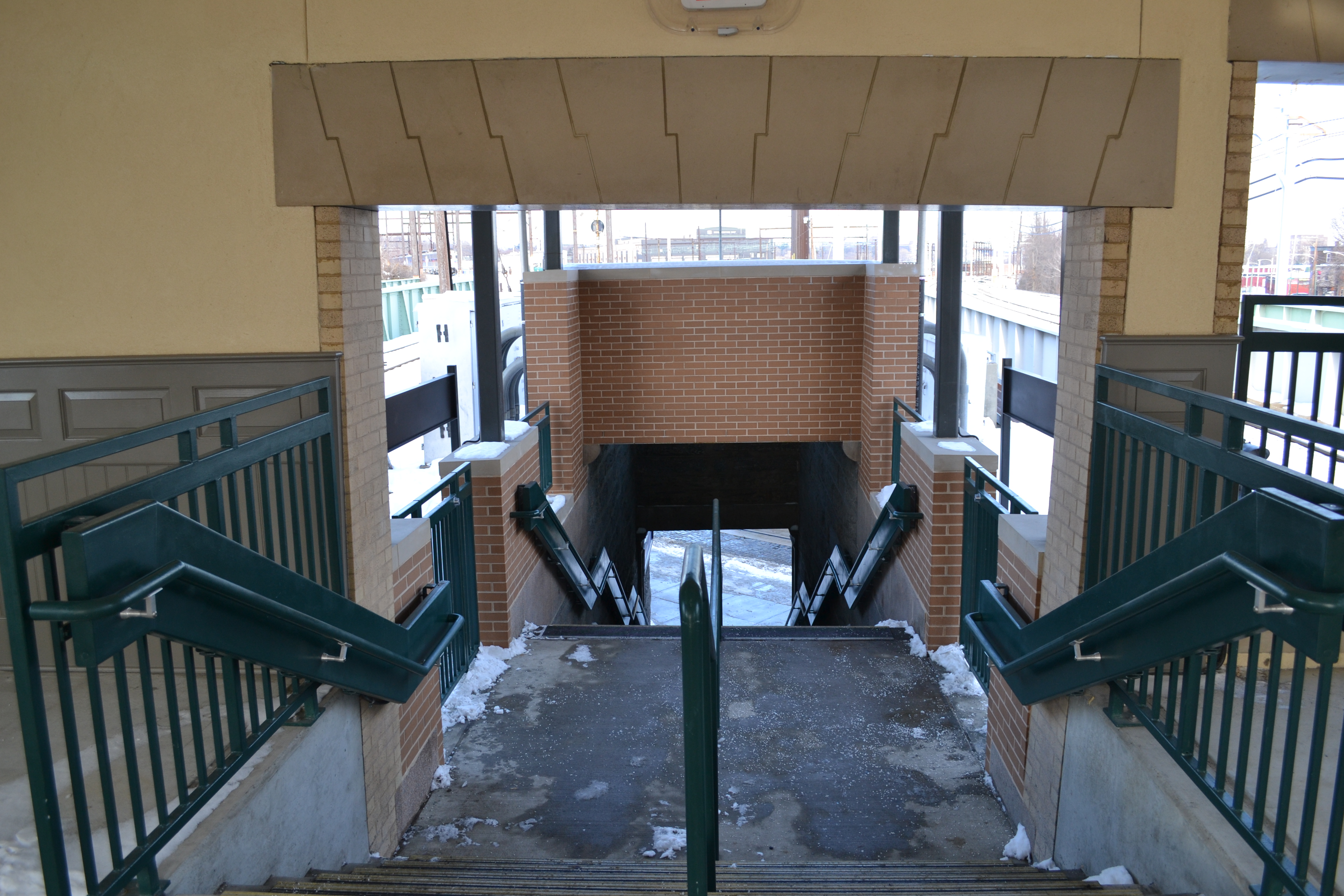 The Germantown Ave stairs to inbound and outbound platforms have been renovated and are now open