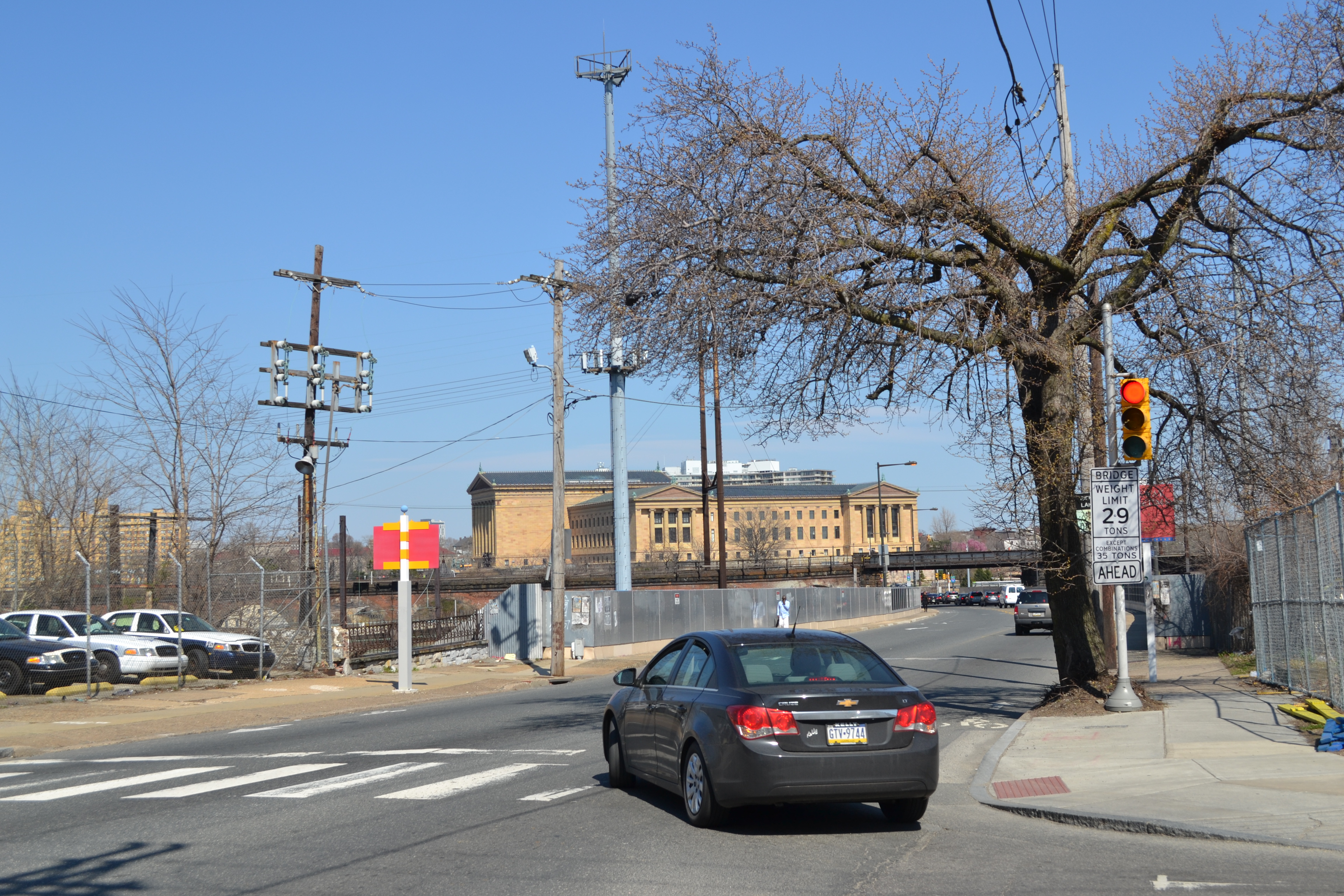 The greenway would start on one end at 31st and Spring Garden streets