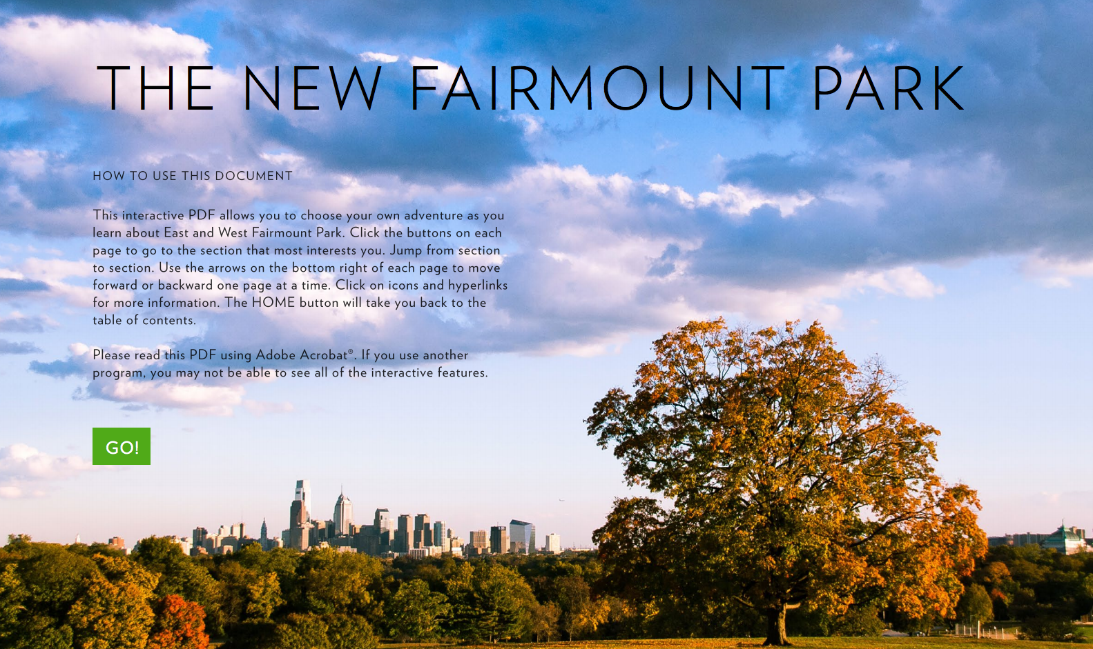 The New Fairmount Park