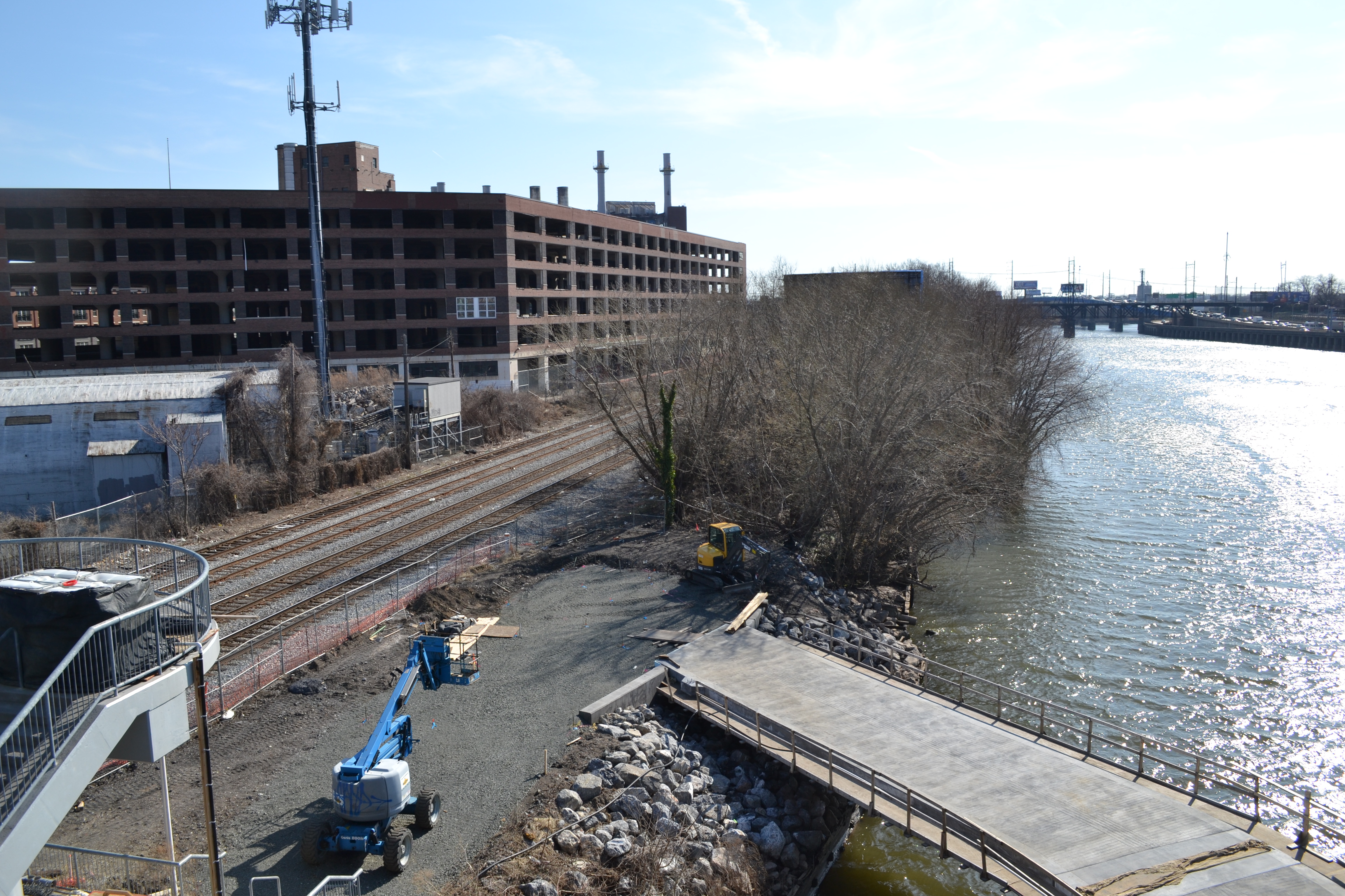 This fall the Schuylkill River Boardwalk will extend the trail as far south as the South Street Bridge