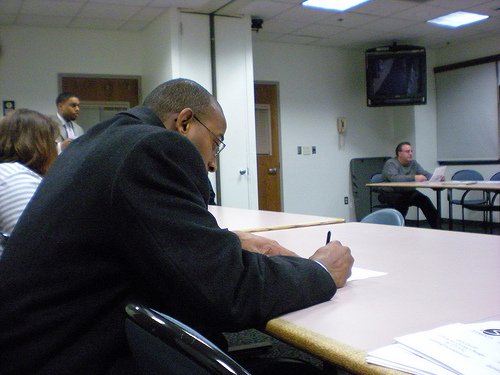 State Rep. Tony Payton at the February Frankford Civic meeting.