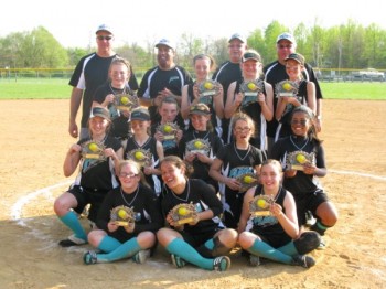 The Philly Flash girls 12 & under team brought home the championship title from the Midway Pony Qualifier Tournament.