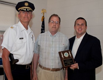 State Rep. Kevin Boyle (right) receives the 15th PDAC Appreciation Award. Photo courtesy of the Office of Kevin Boyle.
