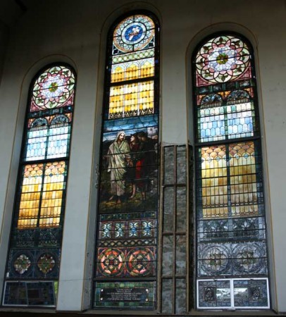 East window of the Frankford Central Methodist Church. Photo submitted by the Historical Society of Frankford.