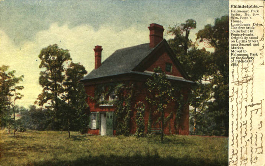 View of Letitia House (c. 1889) | Courtesy of Fairmount Park Conservancy